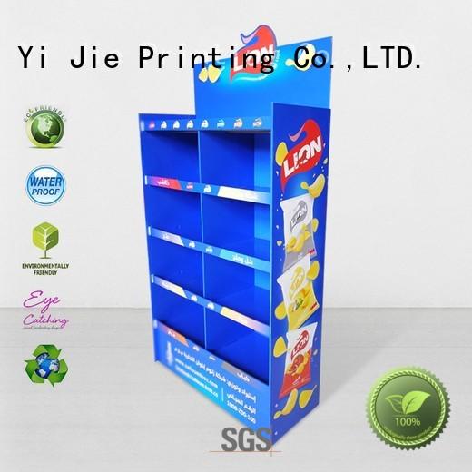 CAI YI JIE Brand plastic cardboard stand products factory