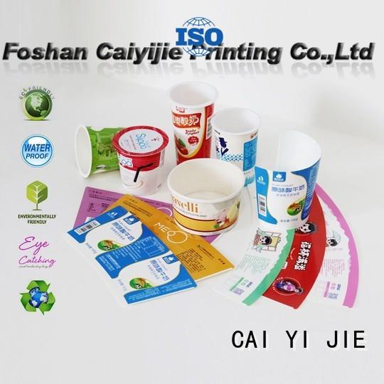 CAI YI JIE universal counter display box wheel for milk display