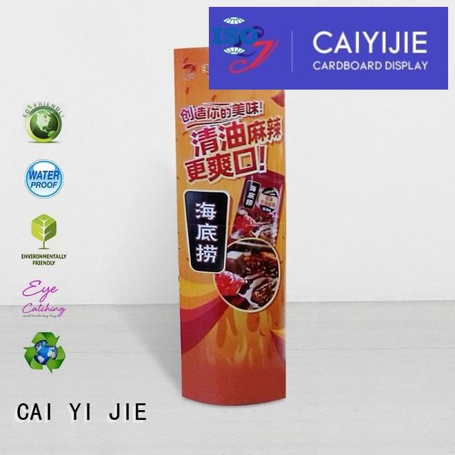 display promotional cardboard lama display stands CAI YI JIE