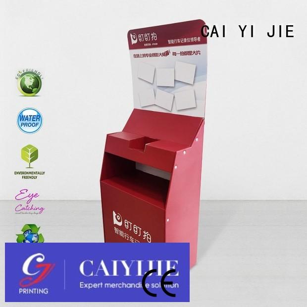 CAI YI JIE super cardboard card display stand printing