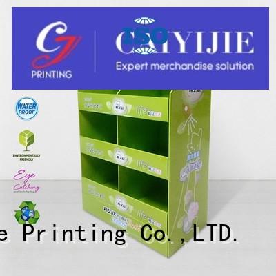 CAI YI JIE Brand promoting pallet display mobile factory