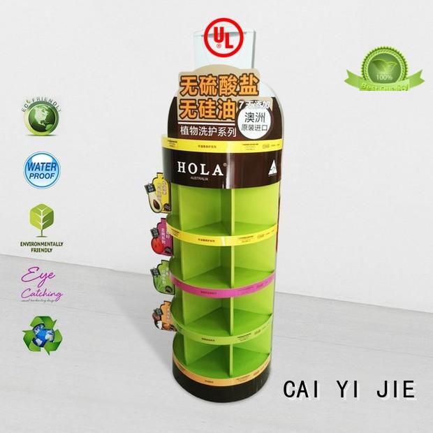 CAI YI JIE Brand printing printed cardboard cardboard stand