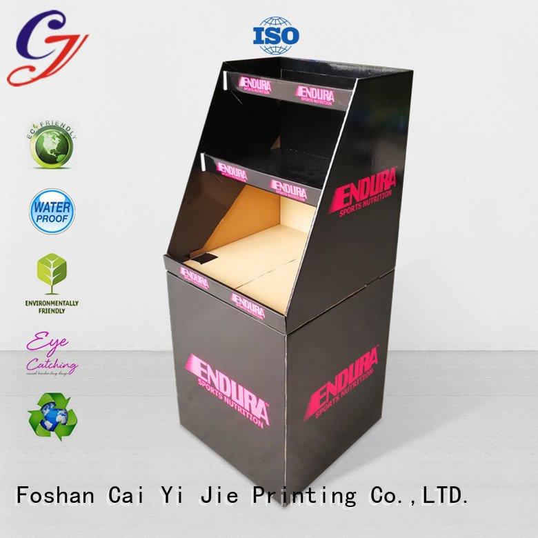 cardboard dump bins for retail easy dumpbin CAI YI JIE