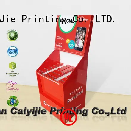 ODMcardboard free standing display units wholesale for perfume