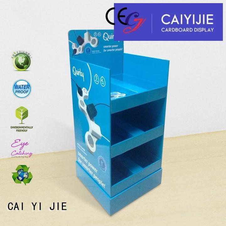 cardboard pos display cardboard for socket selling CAI YI JIE