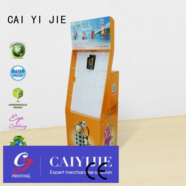 printing display marketing stands CAI YI JIE counter hook display stand