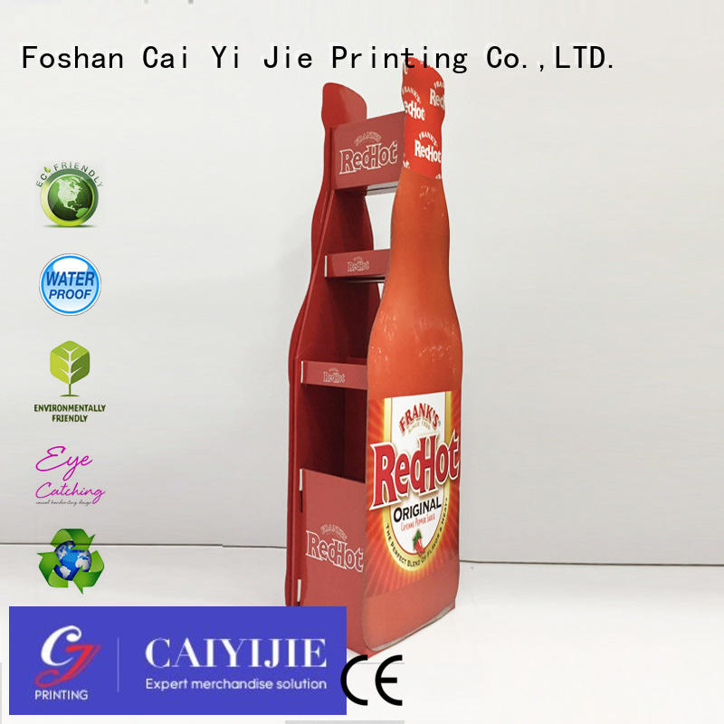 space super cardboard stand retail CAI YI JIE company