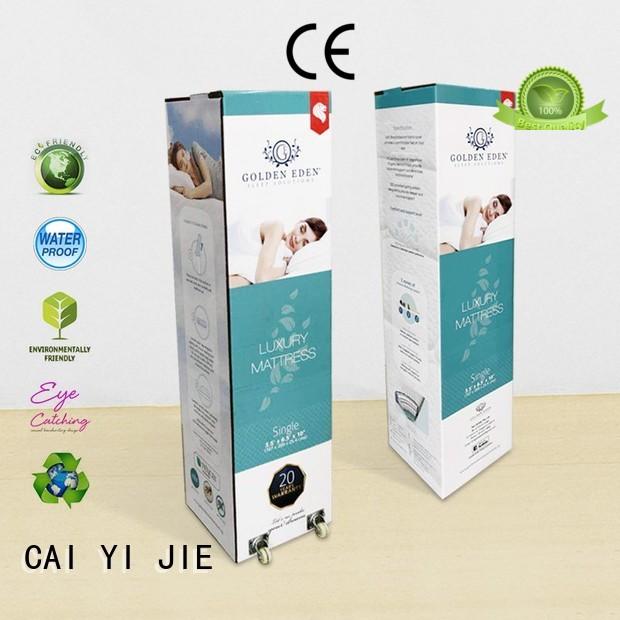 Hot corrugated cardboard boxes CAI YI JIE Brand