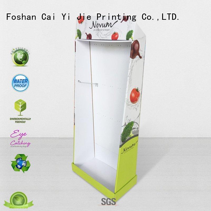 CAI YI JIE super cardboard pop up displays products for milk