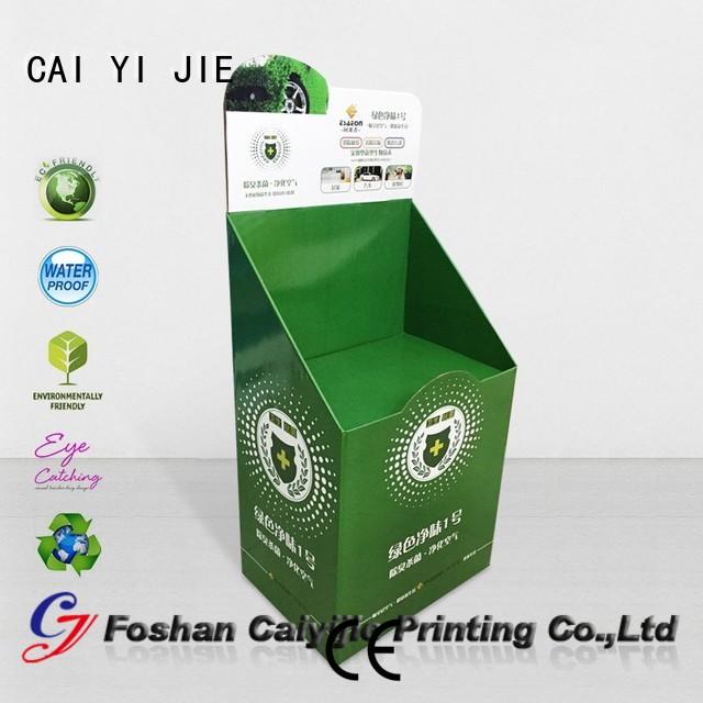 sale plastic CAI YI JIE Brand cardboard stand