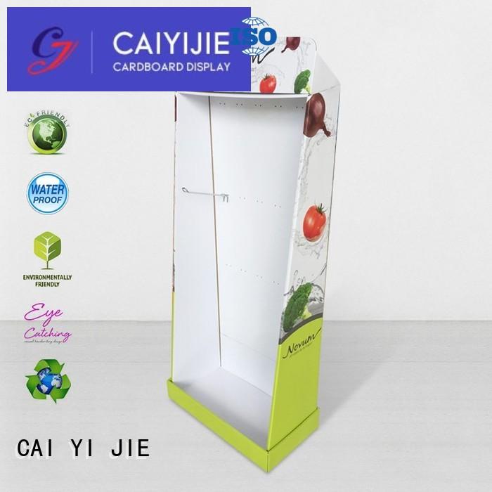 clip color printing tube cardboard stand CAI YI JIE