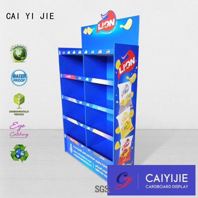 Factory price for stand cardboard display from  CAI YI JIE