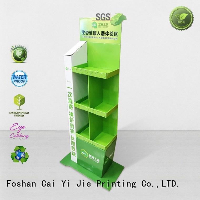 large cardboard counter display stands point for electronic lights for grids