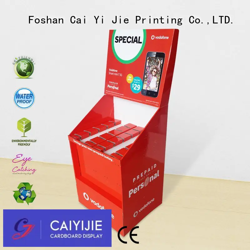 counter hook display stand advertising step marketing CAI YI JIE Brand hook display stand
