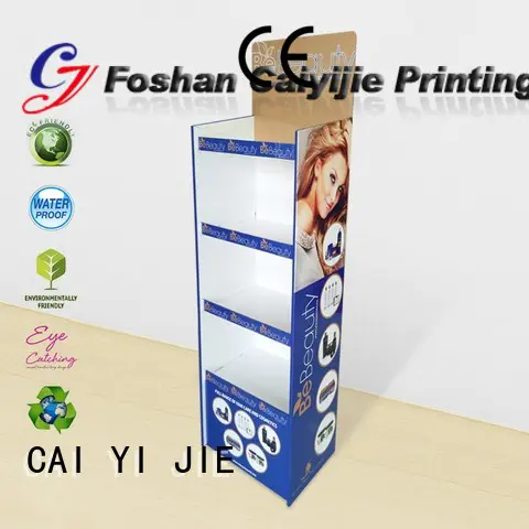 CAI YI JIE large free standing cardboard displays