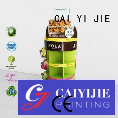 cardboard greeting card display stand stands product corrugated sale CAI YI JIE