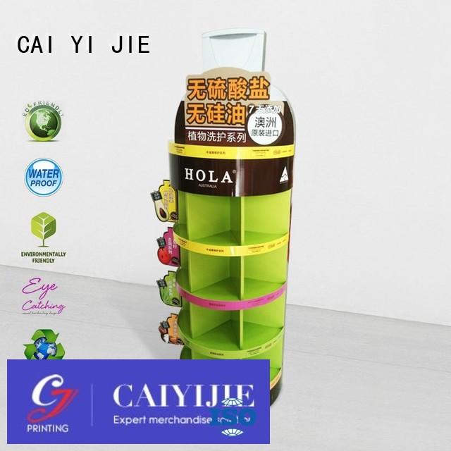 stores space product CAI YI JIE Brand cardboard stand supplier