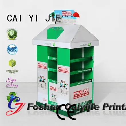 racks easy cardboard pallet display CAI YI JIE Brand