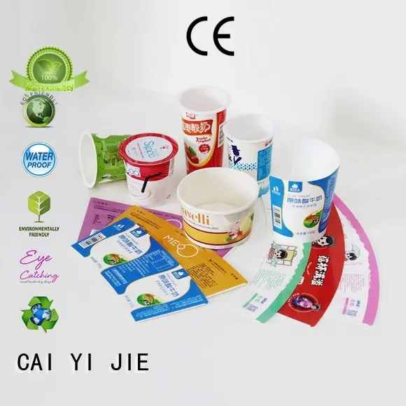 CAI YI JIE high-quality cardboard box manufacturers wheel for milk display
