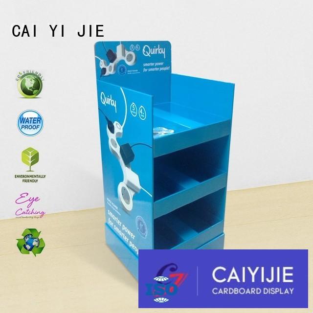 plastic stairglossy CAI YI JIE Brand cardboard stand