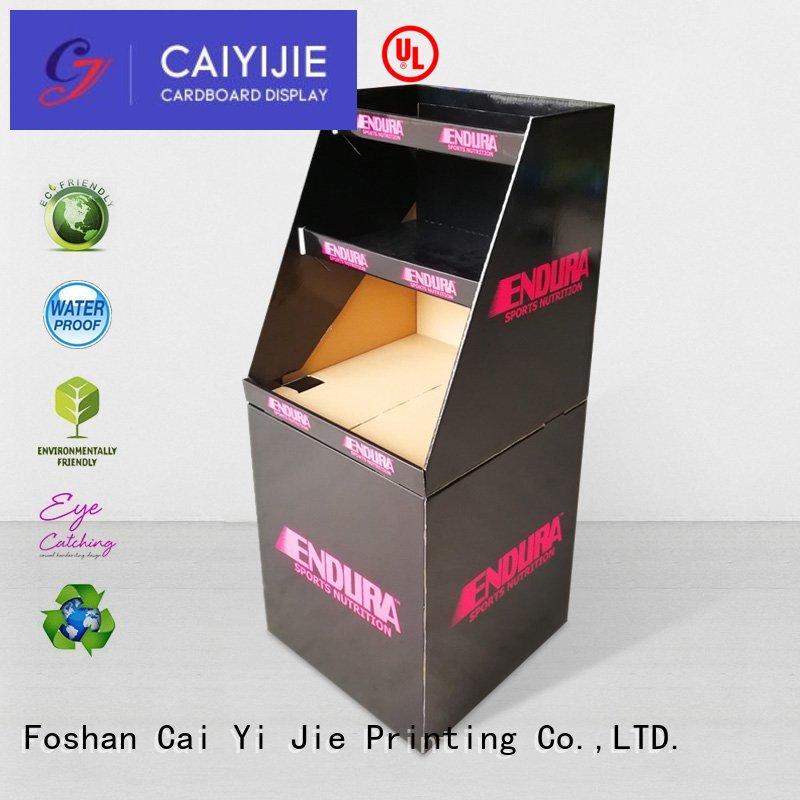 CAI YI JIE Brand easy color cardboard dump bins for retail